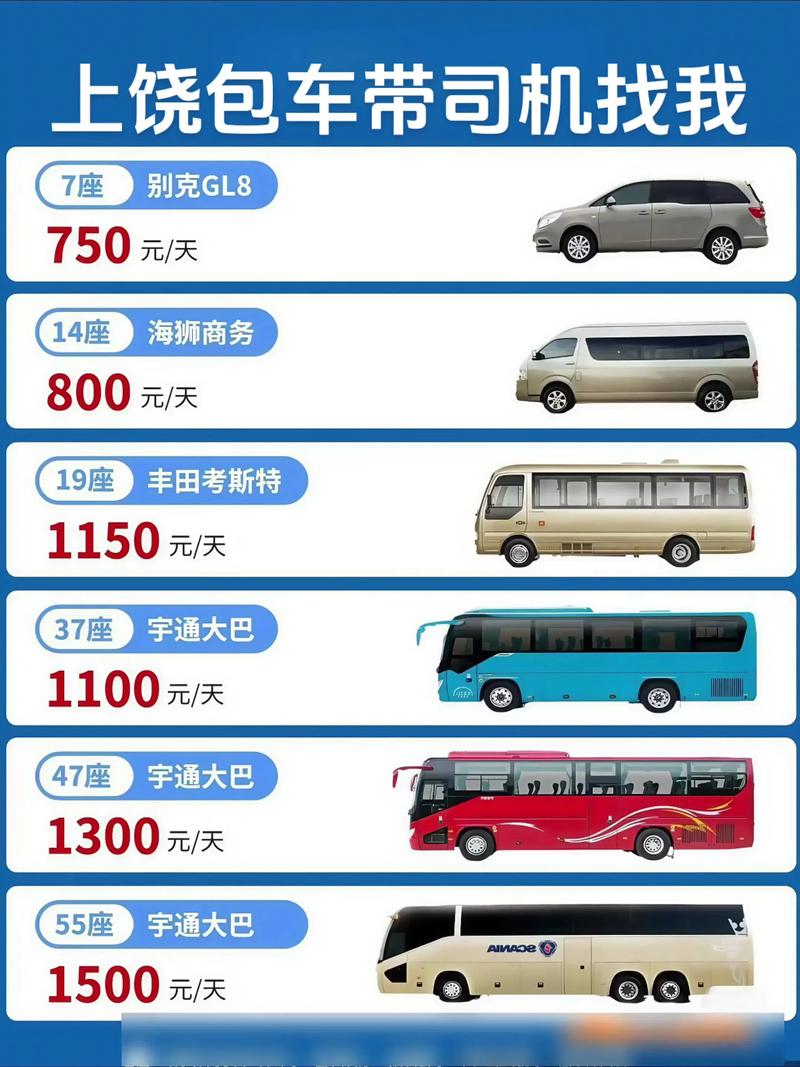 2026上饶旅游包车费用全解析：正规租车公司推荐与避坑指南