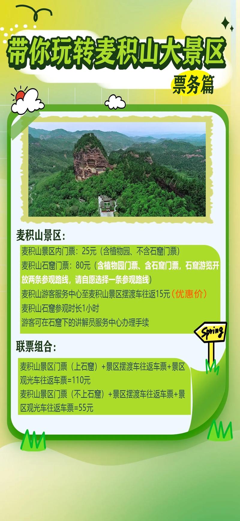2026天水景点费用排行榜:麦积山石窟门票价格及TOP5景点