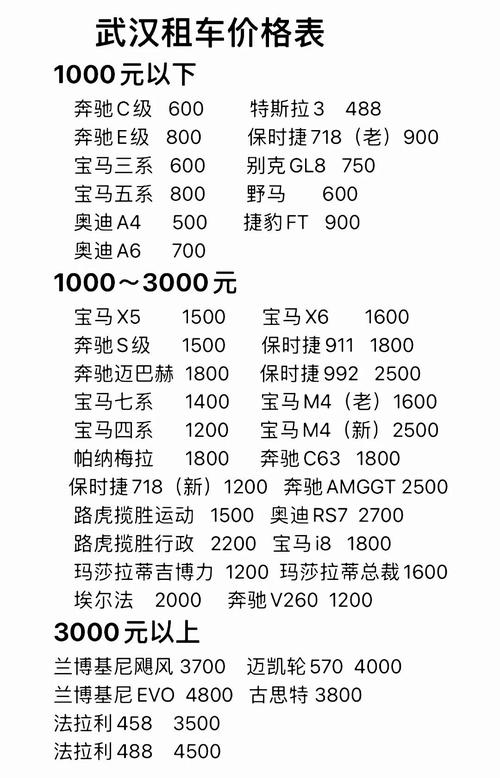 2026武汉节假日租车服务排名解析：口碑前十强与避坑指南