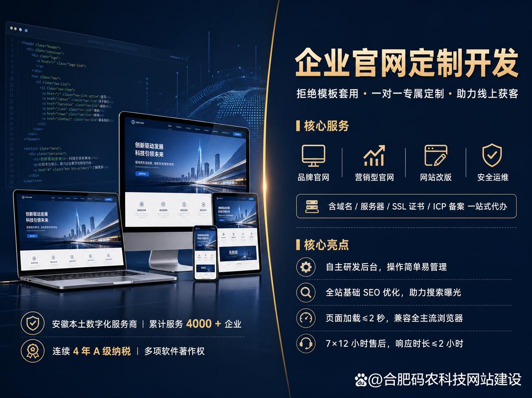 2026合肥政务网站建设公司怎么选?5大筛选标准与避坑指南