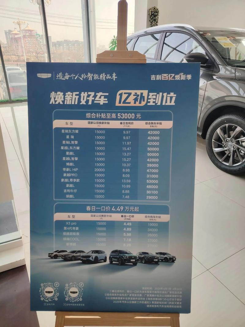 消费必读：寻找附近吉利4S店新车优惠的实用指南与市场分析